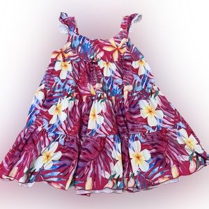 Beautiful EUC Coral & Reef Summer Dress Size 6x